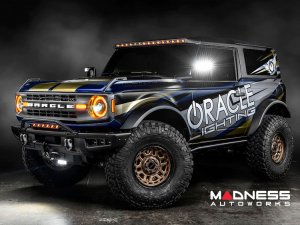 Ford Bronco Head Lights - Oculus Bi-LED Projector - Oracle - Amber